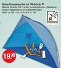 Aktuelle Zelt Angebote bei V-Markt in Augsburg Aktuelles Reise-Strandmuschel mit UV-Schutz Angebot bei V-Markt in Augsburg ab 19,99 €