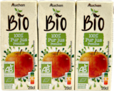 PUR JUS DE POMME BIO BRIQUETTES AUCHAN - AUCHAN BIO dans le catalogue Auchan Hypermarché