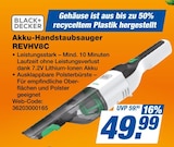Aktuelles Akku-Handstaubsauger REVHV8C Angebot bei expert in Münster ab 49,99 €