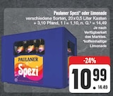 Paulaner Spezi oder Limonade von Paulaner für 10,99 € bei EDEKA im Angebot Paulaner Spezi oder Limonade von Paulaner im aktuellen EDEKA Prospekt