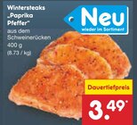 Aktuelles Wintersteaks Paprika Pfeffer Angebot bei Netto Marken-Discount in Frankfurt (Main) ab 3,49 €