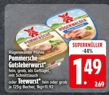 Pommersche Gutsleberwurst fein im EDEKA Prospekt Pommersche Gutsleberwurst fein von Rügenwalder Mühle im aktuellen EDEKA Prospekt für 1,49 €