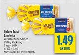 Sandwich im Angebot bei diska in Hof Sandwich Angebote von Golden Toast bei diska Hof für 1,49 €
