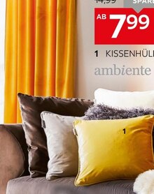 Kissenhülle „Zenato Samt Uni“ bei XXXLutz Möbelhäuser in Lünen Kissenhülle „Zenato Samt Uni“ im Angebot bei XXXLutz Möbelhäuser Lünen