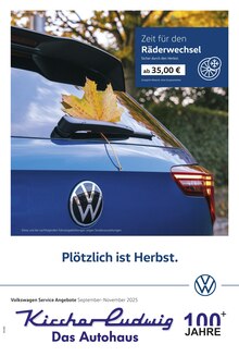 Volkswagen Prospekt Herbstliche Angebote. mit  Seite in Petersberg und Umgebung