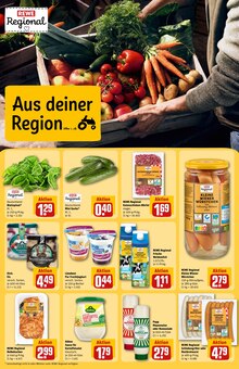 Bratwurst im aktuellen REWE Prospekt (Kiel) Bratwurst im REWE Prospekt "Dein Markt" mit 42 Seiten (Kiel)
