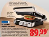 Digitaler Kontaktgrill von SILVERCREST für 89,99 € bei Lidl im Angebot Digitaler Kontaktgrill von SILVERCREST im aktuellen Lidl Prospekt