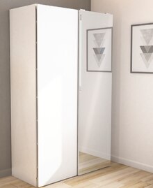 Armoire Infinity porte miroir - Mr Bricolage à Nantes Armoire Infinity porte miroir en promo chez Mr Bricolage Nantes à 199,00 €