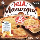 Pizza Label Rouge surgelée - LA PIZZA DE MANOSQUE en promo chez Carrefour Market Nîmes à 4,33 €