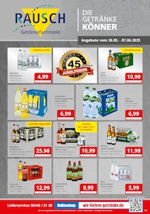 Warsteiner im aktuellen Getränkefachmarkt Rausch Prospekt (Wetzlar) Warsteiner im Getränkefachmarkt Rausch Prospekt "DIE GETRÄNKEKÖNNER" mit 2 Seiten (Wetzlar)