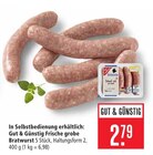 Frische grobe Bratwurst Angebote von Gut & Günstig bei Marktkauf Rodgau für 2,79 €