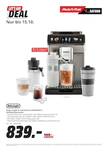Kaffeevollautomat im aktuellen MediaMarkt Saturn Prospekt (Jena) Kaffeevollautomat im MediaMarkt Saturn Prospekt "0% Finanzierung" mit 13 Seiten (Jena)