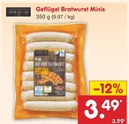 Geflügel Bratwurst Minis im Angebot bei Netto Marken-Discount in Neu-Ulm Geflügel Bratwurst Minis Angebote bei Netto Marken-Discount Neu-Ulm für 3,49 €