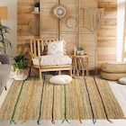 Tapis naturel jute et laine 160 x 230 cm dans le catalogue Décor Discount