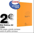 Bloc bureau A4 - CORA en promo chez Cora Belfort à 2,00 €