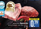 Spareribs Angebote von Strohschwein bei E center Dachau für 0,79 €