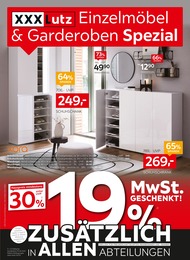 XXXLutz Möbelhäuser Prospekt: "Einzelmöbel & Garderoben Spezial", 16 Seiten, 22.05.2023 - 04.06.2023