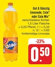 Limonade bei nah und gut im Schwanfeld Prospekt für 0,50 €