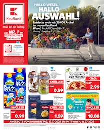 Kaufland Prospekt für Wesel: "Aktuelle Angebote", 52 Seiten, 10.07.2025 - 16.07.2025