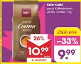 Crema Lungo im Angebot bei Netto Marken-Discount in Suhl Crema Lungo Angebote von Käfer Caffé bei Netto Marken-Discount Suhl für 9,99 €
