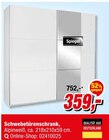 Schwebetürenschrank Angebote bei Opti-Megastore Bremerhaven für 359,00 €