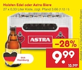 Holsten Edel oder Astra Biere bei Netto Marken-Discount im Neustadt Prospekt für 9,99 €