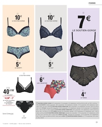 Offre Lingerie Femme dans le catalogue Carrefour du moment à la page 13