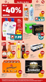 Cola im aktuellen Penny Prospekt (Würzburg) Cola im Penny Prospekt "Wer günstig will, muss Penny." mit 46 Seiten (Würzburg)