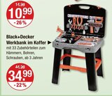 Werkbank im Koffer im V-Markt Prospekt Werkbank im Koffer von Black+Decker im aktuellen V-Markt Prospekt für 10,99 €