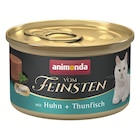 Animonda Cat Dose vom Feinsten Mousse Adult Huhn + Thunfisch  85g Angebote von Animonda bei Zookauf Bremen für 0,55 €