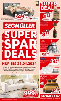 Segmüller Prospekt "SEGMÜLLER SuperSparDeals" mit 18 Seiten