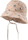 Hut mit Schiffs-Muster aus Musselin, beige, Gr. 46/47 Angebote von ALANA bei dm-drogerie markt Worms für 6,90 €