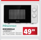 Mikrowelle H20MOWP1 im Angebot bei Marktkauf in Rottenburg Mikrowelle H20MOWP1 Angebote von Hisense bei Marktkauf Rottenburg für 49,99 €