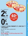 L'Ovale L'Extra Fondant 31% Mat.Gr. - PRÉSIDENT dans le catalogue E.Leclerc
