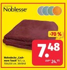 Wohndecke 'Cashmere Touch' im Segmüller Prospekt Wohndecke 'Cashmere Touch' von Noblesse im aktuellen Segmüller Prospekt für 7,48 €