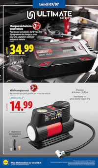 Promo Compresseur dans le catalogue Lidl du moment à la page 54