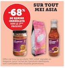 -68% de remise immédiate sur le 2ème produit sur tout mei asia à U Express dans Saint-Martin-de-Ré