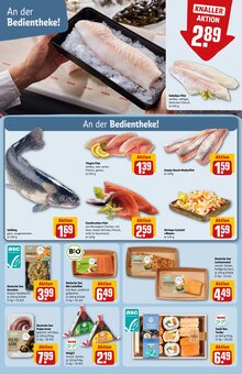 Lachs im aktuellen REWE Prospekt (Neuss) Lachs im REWE Prospekt "Dein Markt" mit 34 Seiten (Neuss)