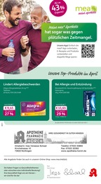 Aktueller mea - meine apotheke Apotheken Prospekt für Frickenhausen: Unsere April-Angebote mit 4} Seiten, 01.04.2026 - 30.04.2026