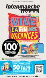 Prospectus Supermarchés Intermarché Hyper en cours à Bergerac et alentours, "VIVE LA FIN DES VACANCES", 80 pages, 18/08/2026 - 30/08/2026 Catalogue Supermarchés Intermarché Hyper en cours à Bergerac et alentours, "VIVE LA FIN DES VACANCES", 80 pages, 18/08/2026 - 30/08/2026