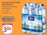 Mineralwasser im Angebot bei GLOBUS in Erfurt Mineralwasser Angebote von Ileburger Sachsen Quelle bei GLOBUS Erfurt für 3,00 €