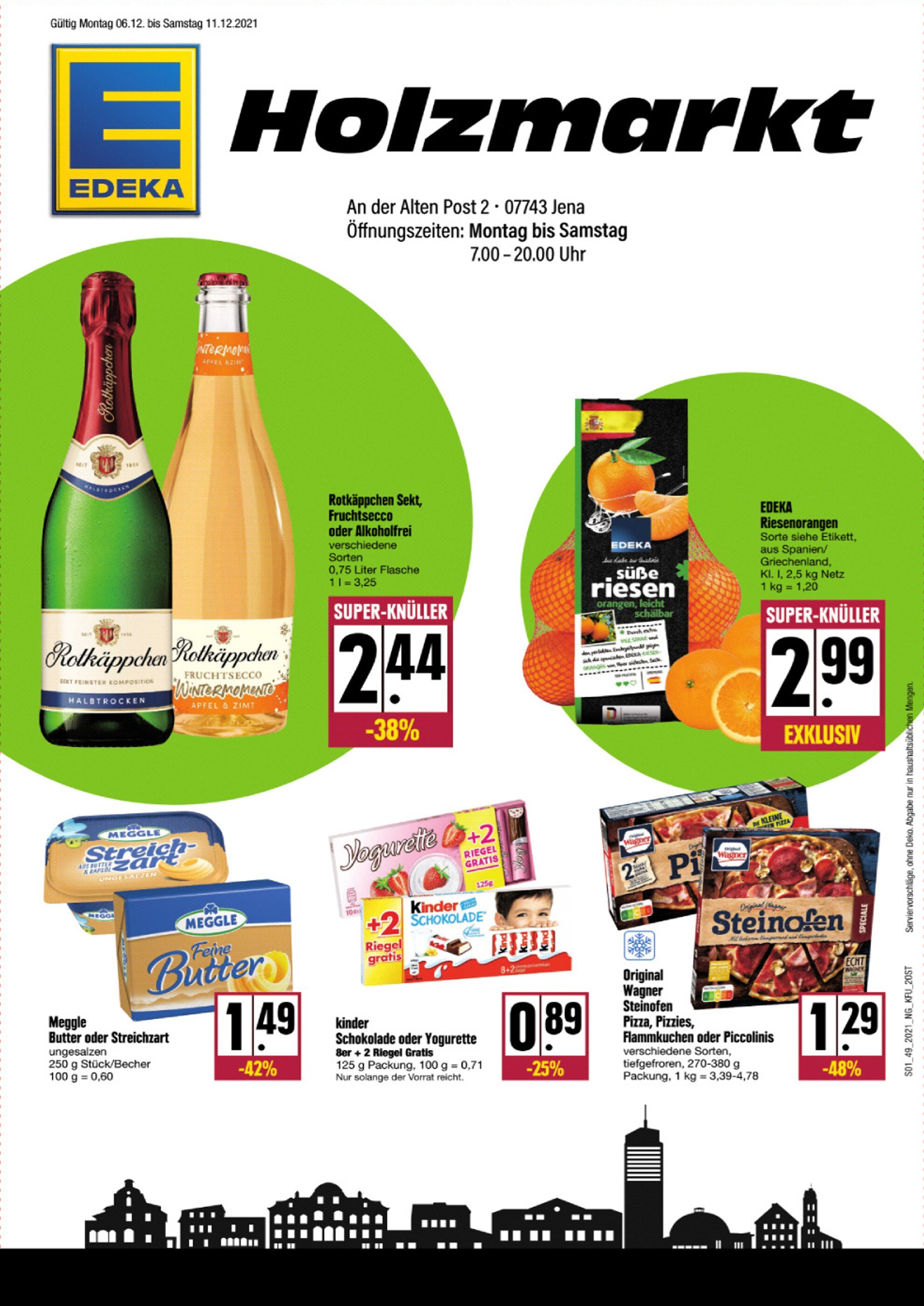 nah und gut Prospekt für Jena mit 8 Seiten nah und gut Prospekt für Jena: "Top Angebote!", 8 Seiten, 06.12.2021 - 11.12.2021