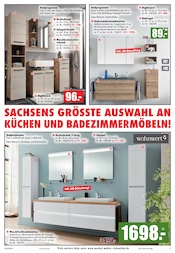 Badmöbel im Möbel Mahler Siebenlehn Prospekt in Zwickau Aktueller Möbel Mahler Siebenlehn Prospekt mit Badmöbel, "MEGALANGE EINKAUFSWOCHE MIT VERKAUFSOFFENEM SONNTAG", Seite 9