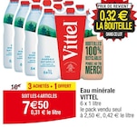 Promo Eau minérale à 7,50 € dans le catalogue Cora à Rots