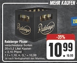 Pilsner im Angebot bei E center in Freital Pilsner Angebote von Radeberger bei E center Freital für 10,99 €