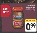 Hausmacher Senf süß im Angebot bei EDEKA in Gera Hausmacher Senf süß Angebote von Gut & Günstig bei EDEKA Gera für 0,99 €