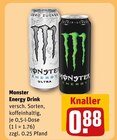 Energy Drink im Angebot bei REWE in Frankenthal Energy Drink Angebote von Monster bei REWE Frankenthal für 0,88 €