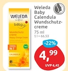 Baby Calendula Wundschutzcreme von Weleda für 4,99 € bei budni im Angebot Baby Calendula Wundschutzcreme von Weleda im aktuellen budni Prospekt
