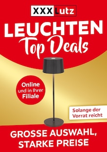 Aktueller XXXLutz Prospekt (Rieden, Mayen-Koblenz, 1 Seite zum blättern XXXLutz Prospekt LEUCHTEN - Top Deals mit 1 Seite