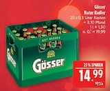 Natur Radler im Angebot bei Marktkauf in Natur Radler Angebote von Gösser bei Marktkauf für 14,99 €